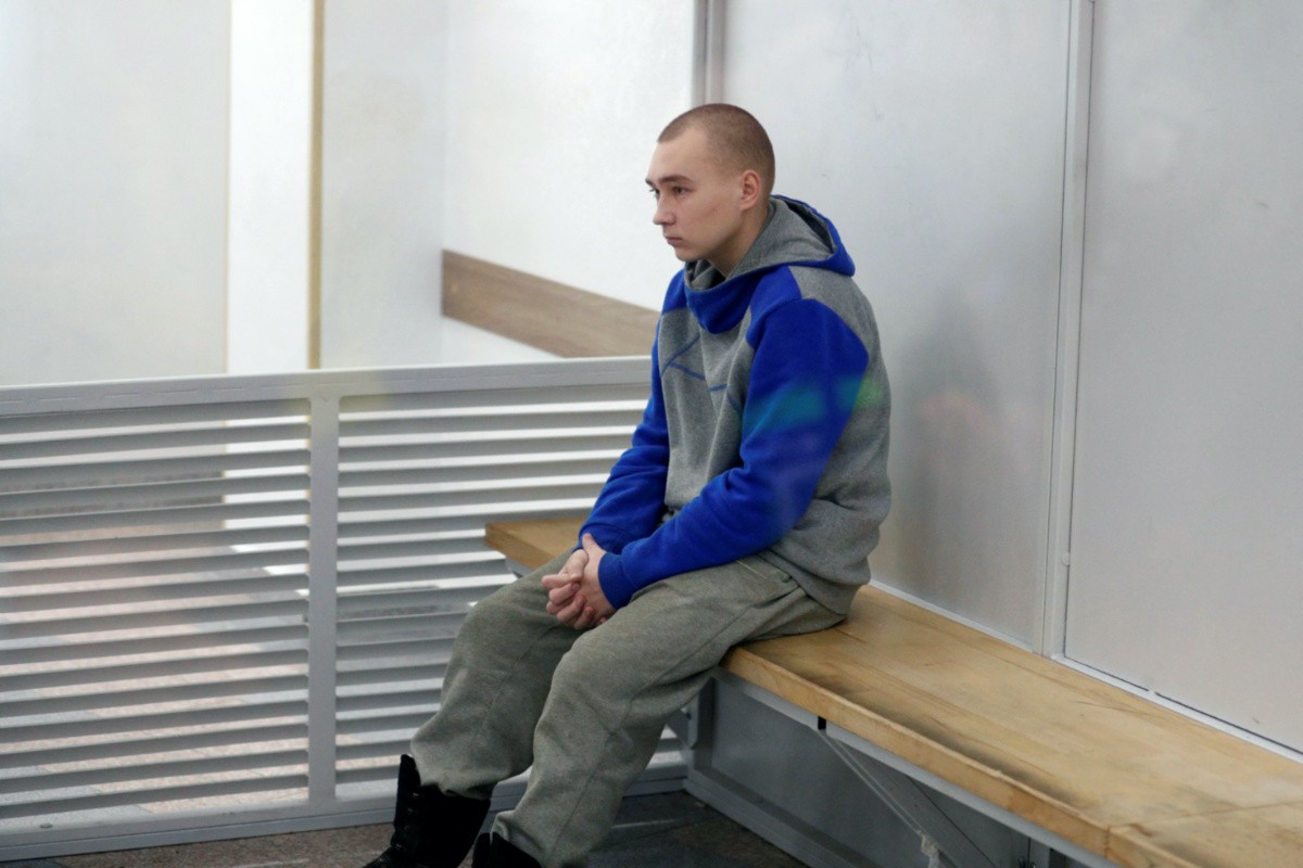 Ukraine Kyiv Vadim Shishimarin on trial