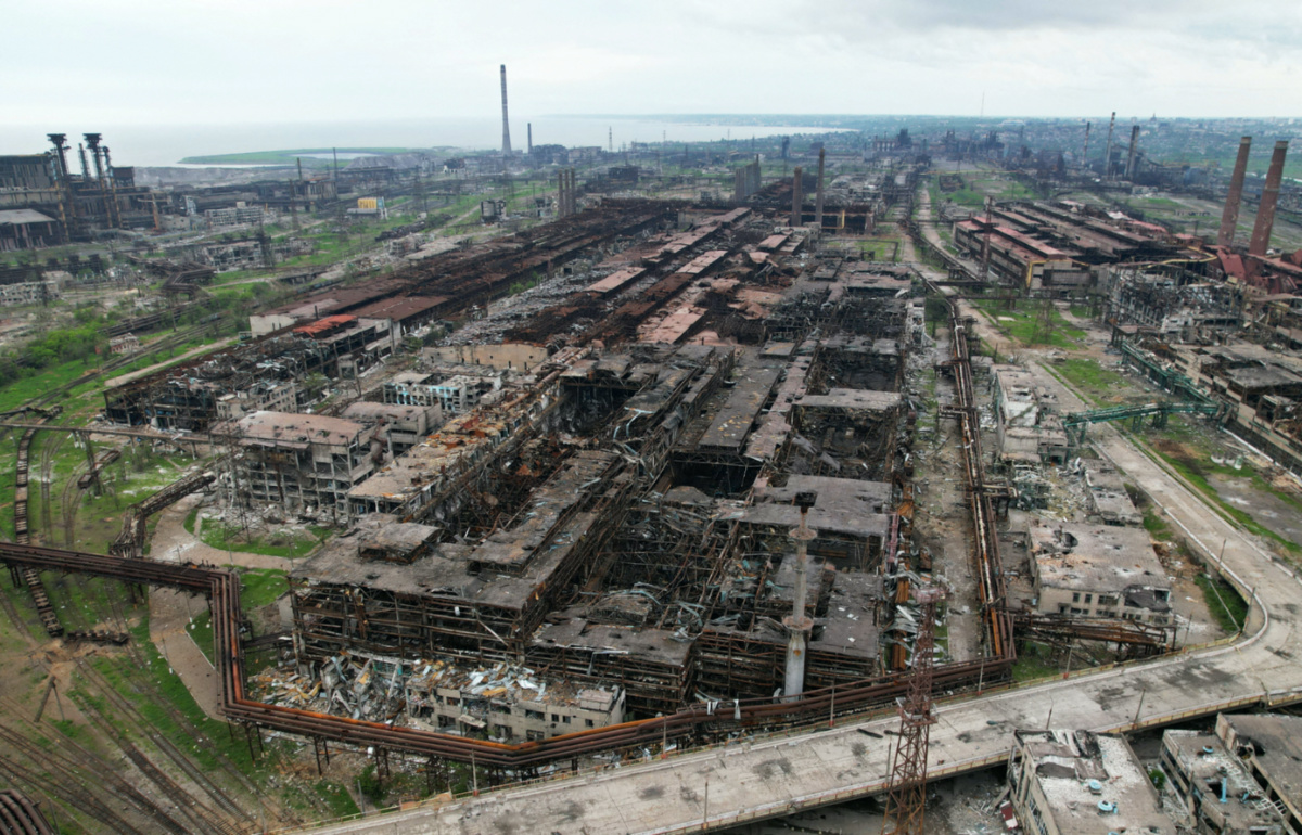 Ukraine Mariupol Azovstal steel plant