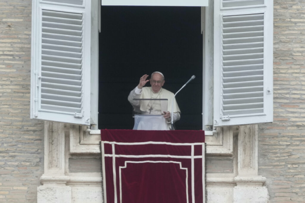Vatican Pope Francis Regina Coeli noon prayer 29 May 2022