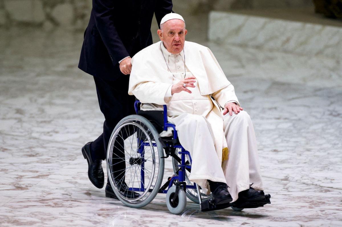 Vatican Pope Francis wheelchair