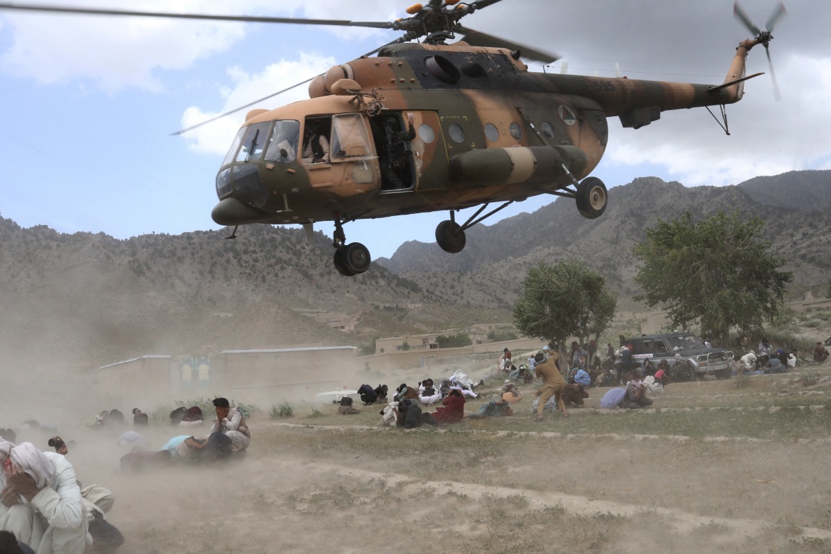 Afghanistan Gayan helicopter