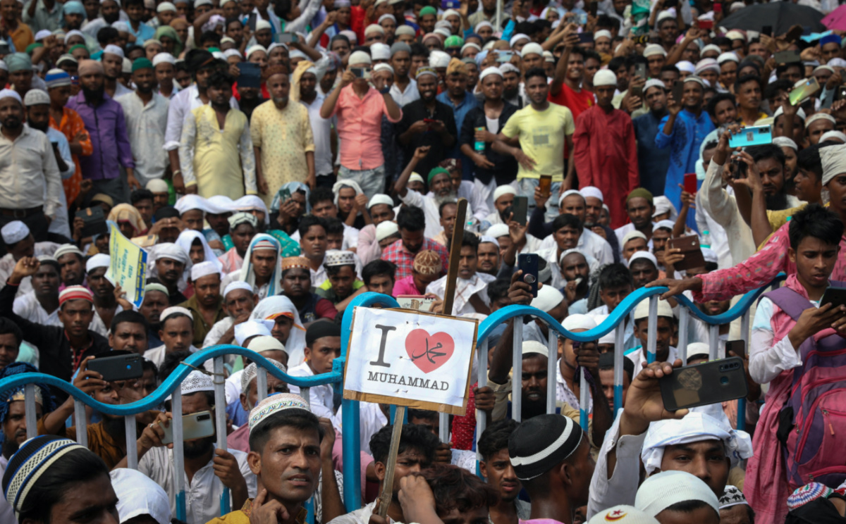 India Kolkata Muslim rally