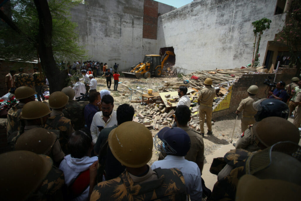 India Prayagraj house demolition