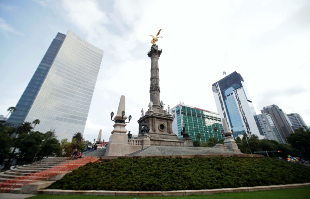 Mexico Mexico City Angel of Independence monument
