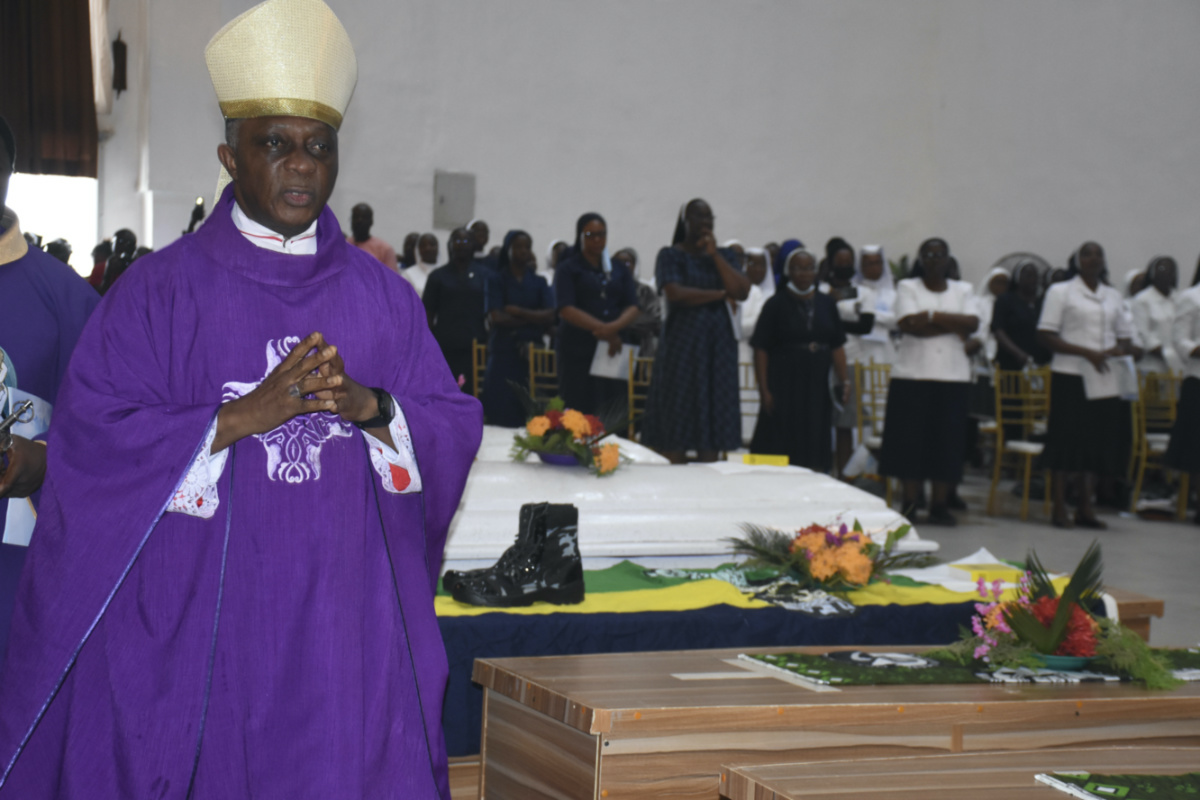 Nigeria church attack funeral