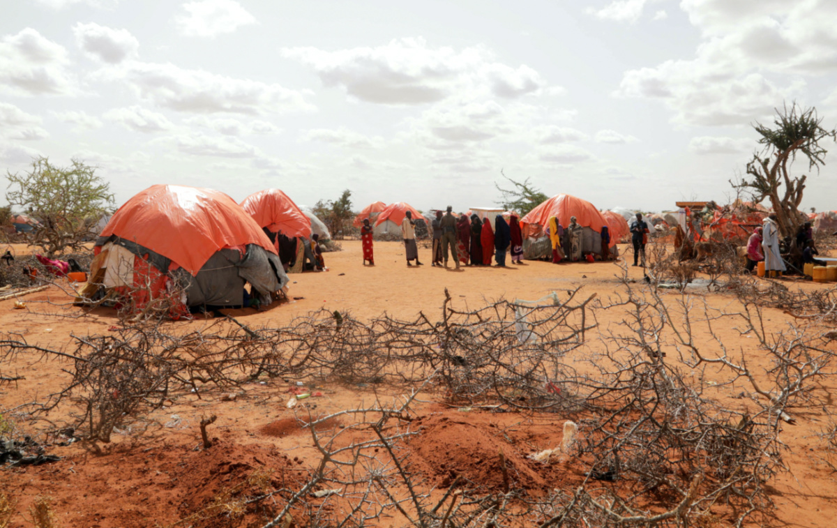 Somalia Kaxareey camp graves
