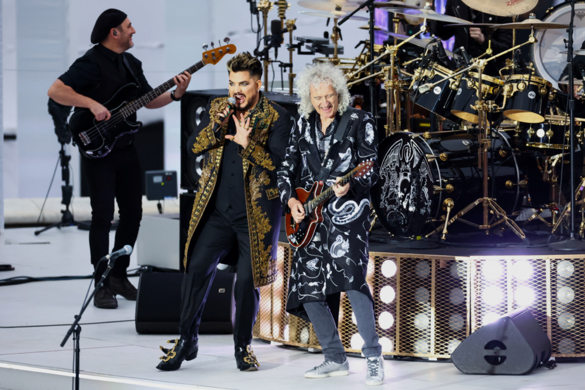 UK Platinum Jubilee Queen Adam Lambert