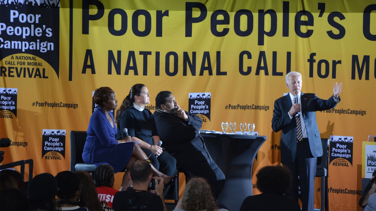 US Joe Biden Poor Peoples Campaign address June 2019