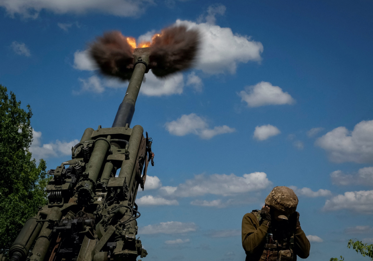 Ukraine Donetsk M777 Howitzer