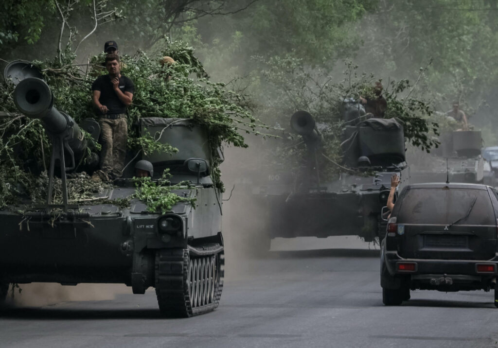 Ukraine Donetsk howitzers
