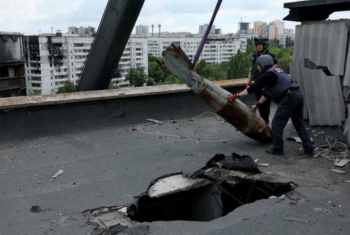 Ukraine Kharkiv bomb disposal