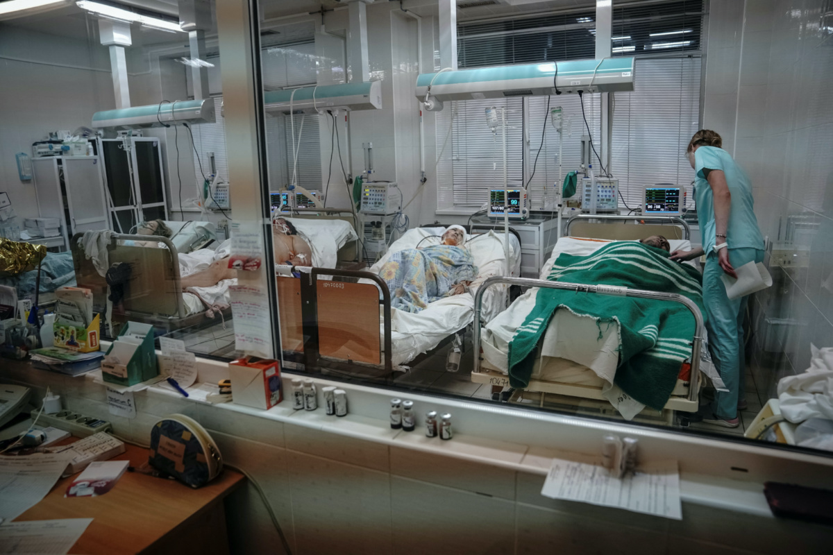Ukraine Kremenchuk hospital
