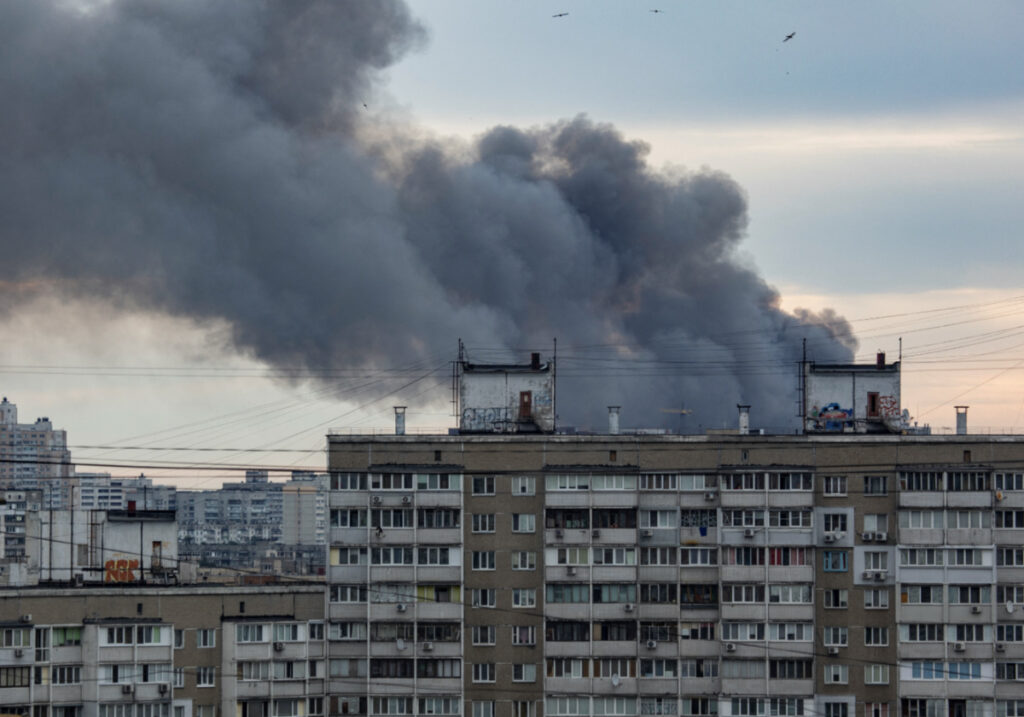 Ukraine Kyiv missile strikes