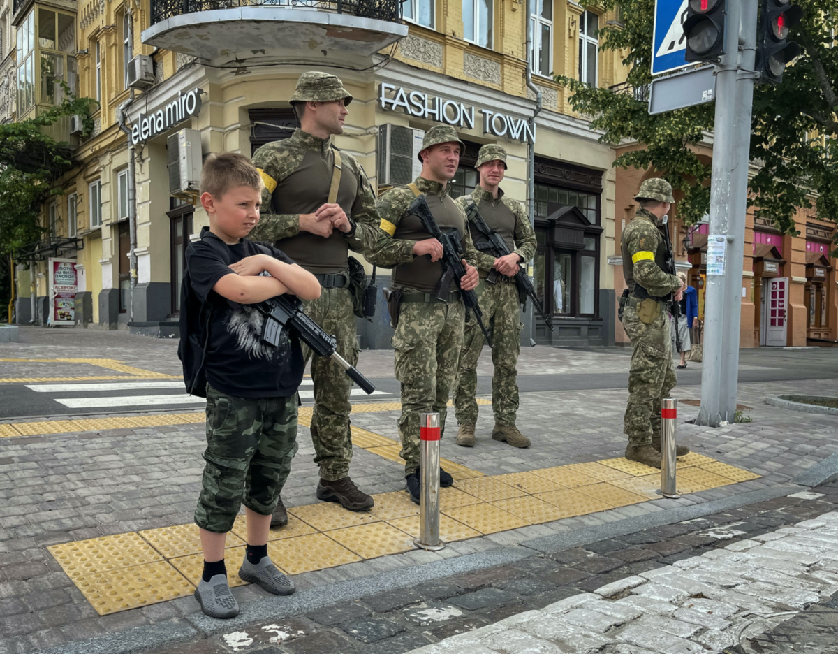 Ukraine Kyiv patrol