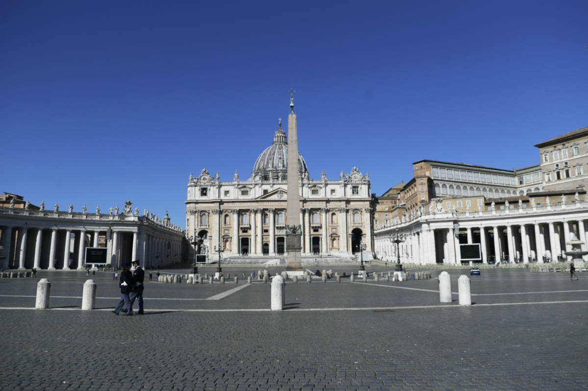 Vatican St Peters Square April 2021