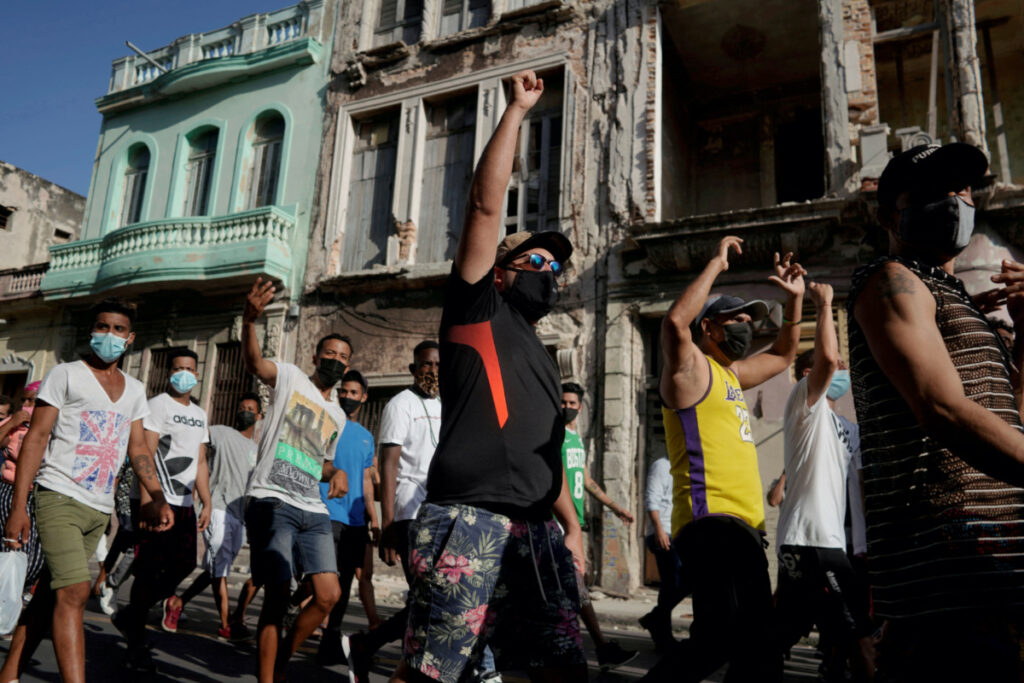 Cuba Havana protests July 21