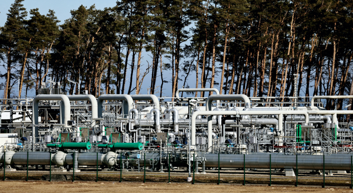 Germany Lubmin Nord Stream 1 gas pipelines