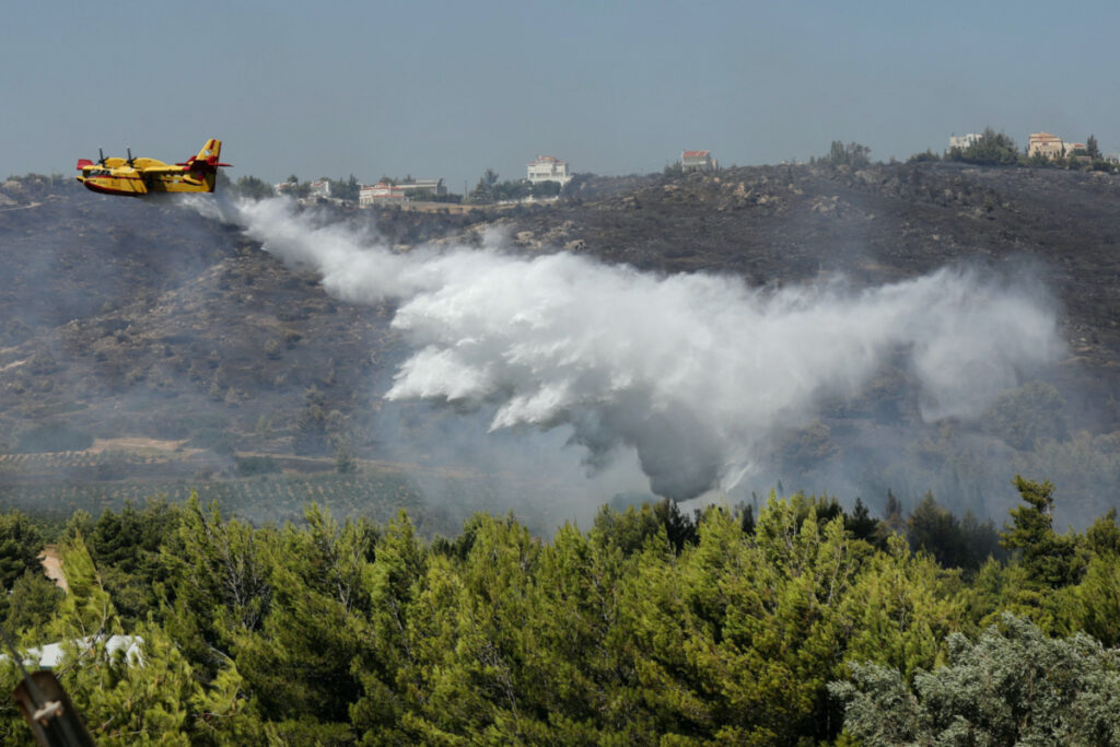 Greece Athens Pikermi wildfires2
