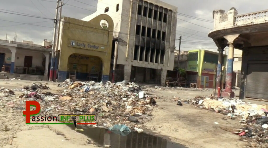 Haiti Port au Prince riot damage