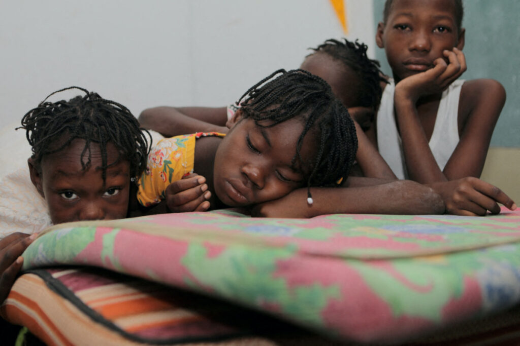 Haiti Port au Prince school children
