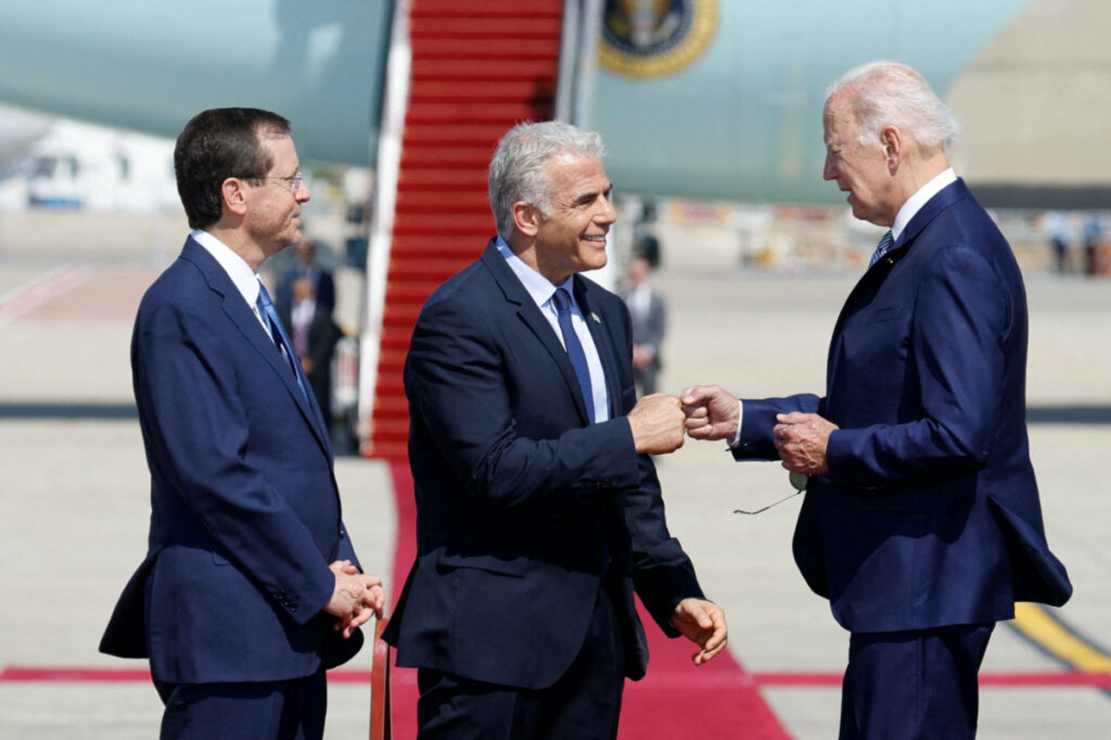 Israel Israeli President Isaac Herzog Prime Minister Yair Lapid US President Joe Biden