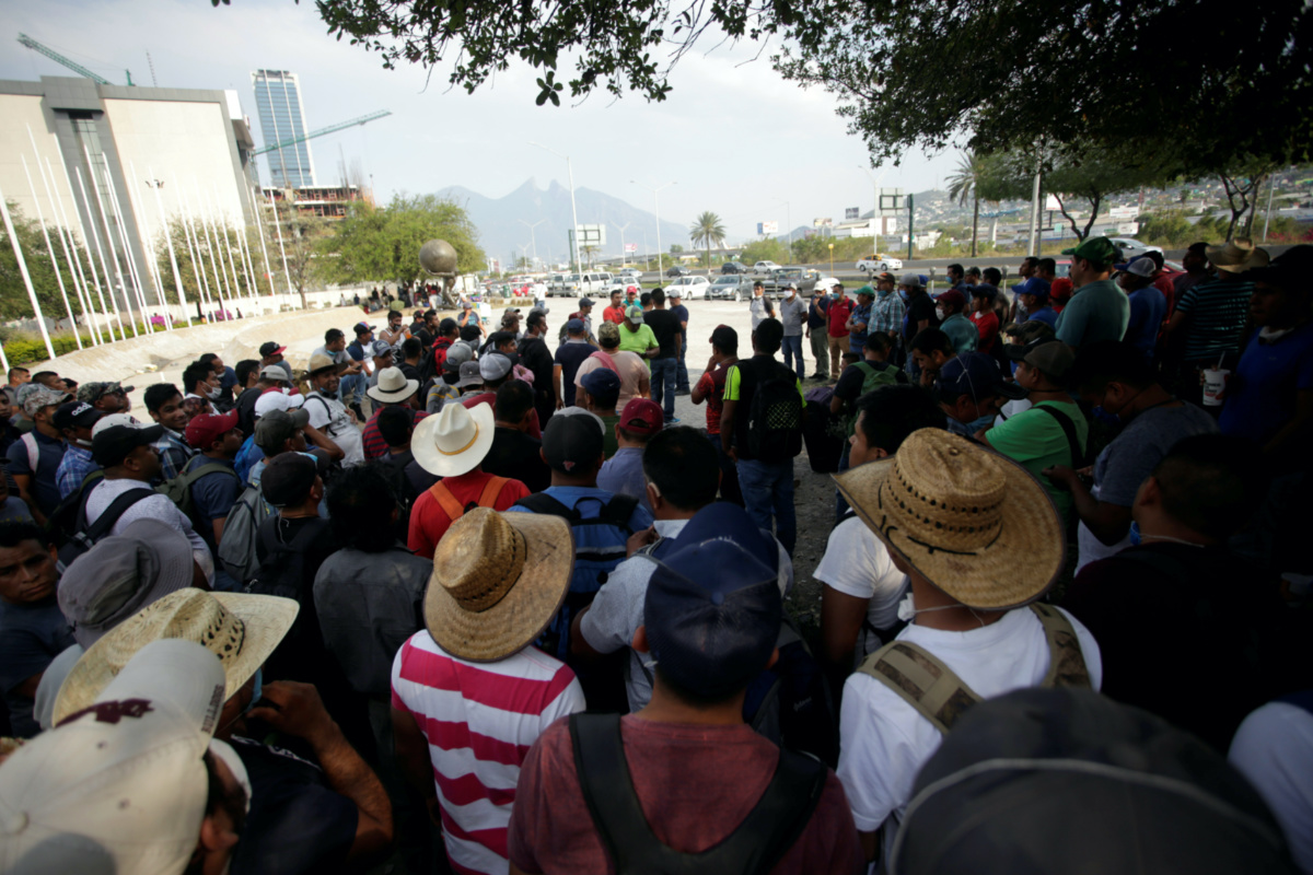 Mexico Monterrey migrants