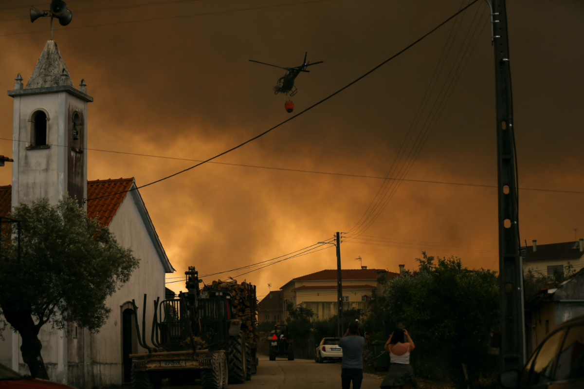 Portugal Leiria wildfires