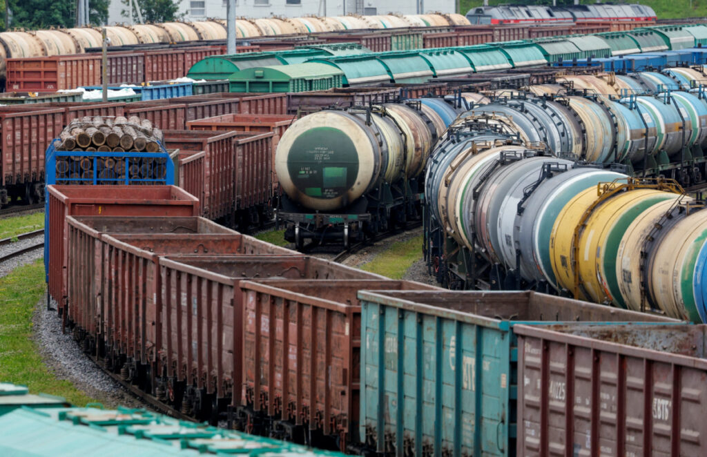 Russia Kaliningrad freight cars