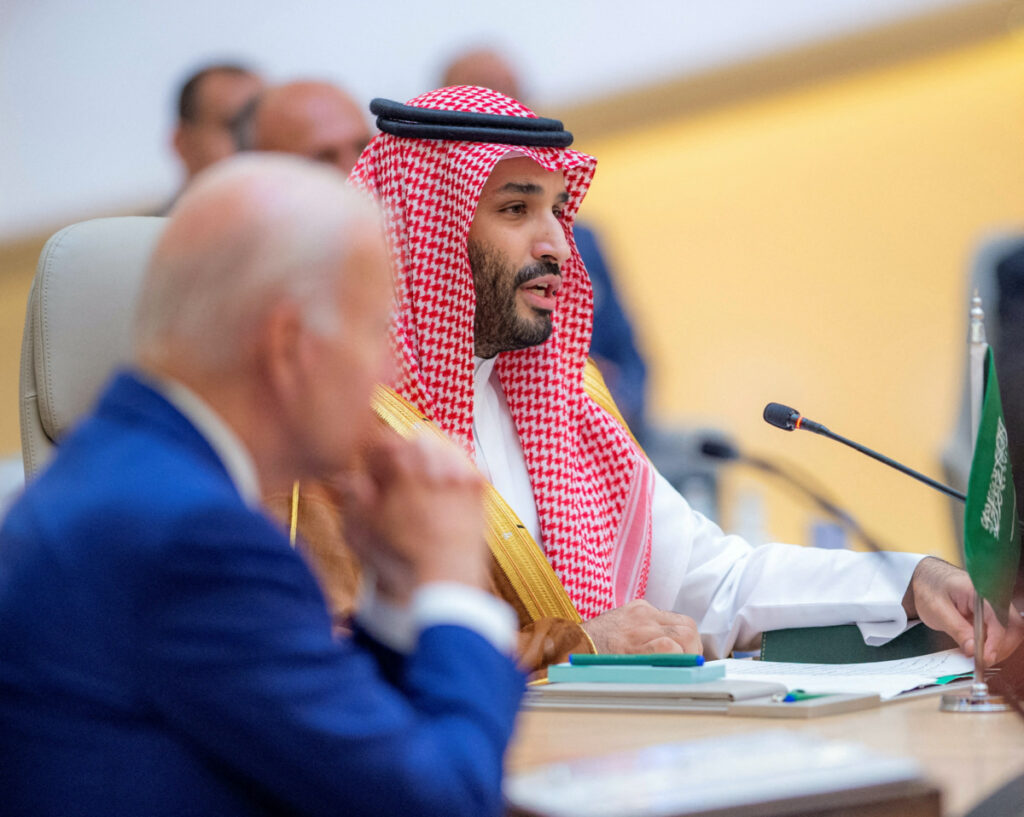 Saudi Arabia Joe Biden and Saudi Crown Prince Mohammed bin Salman