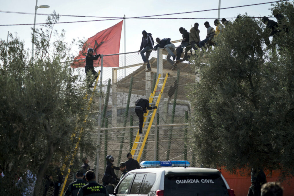 Spain Melilla border fence