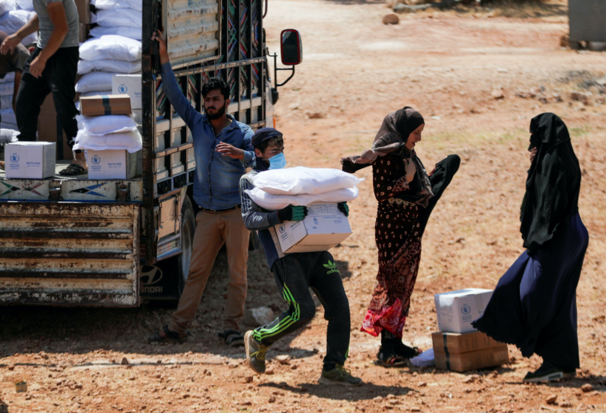 Syria Idlib humanitarian aid