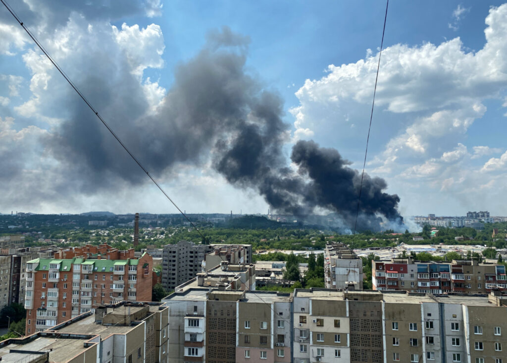 Ukraine Donetsk shelling