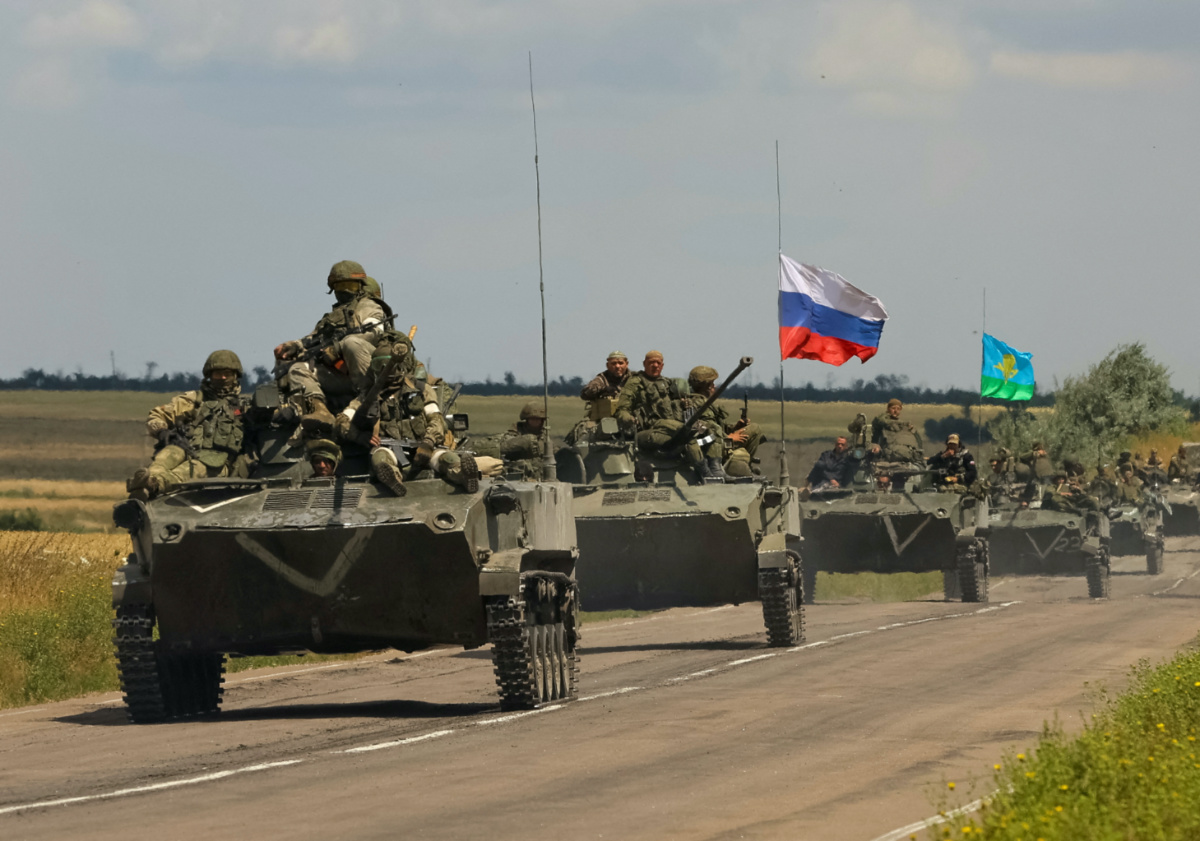 Ukraine Zaporizhzhia Russian convoy