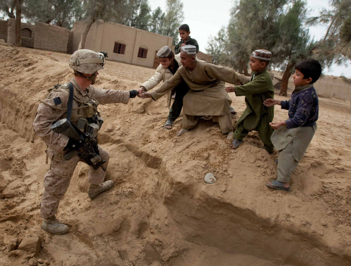Afghanistan Helmand US soldier