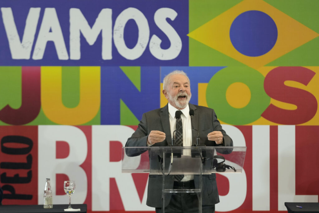 Brazil Sao Paulo Luiz Inacio Lula da Silva