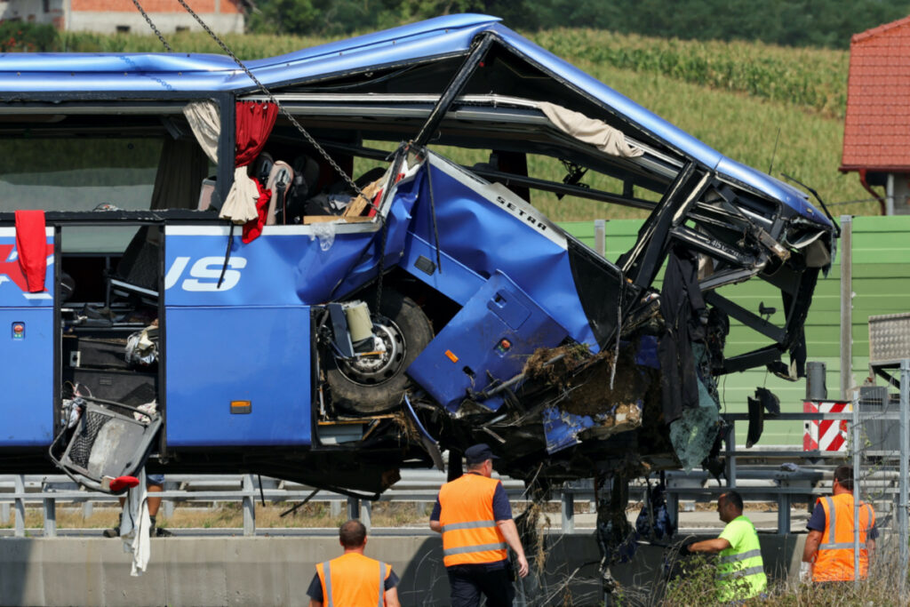 Croatia Varazdin bus crash
