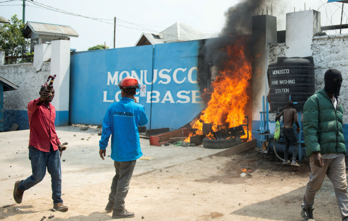 DRC MONUSCO protests