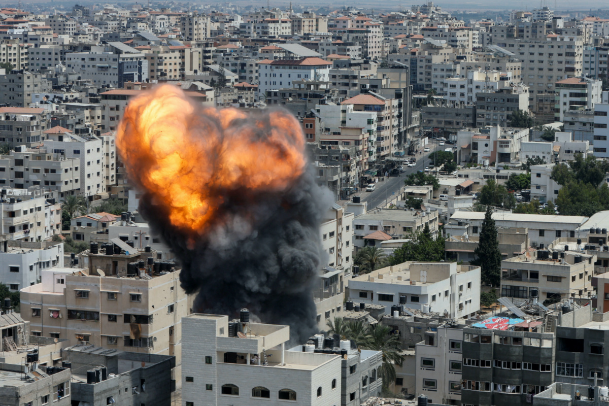 Gaza City Israeli air strike