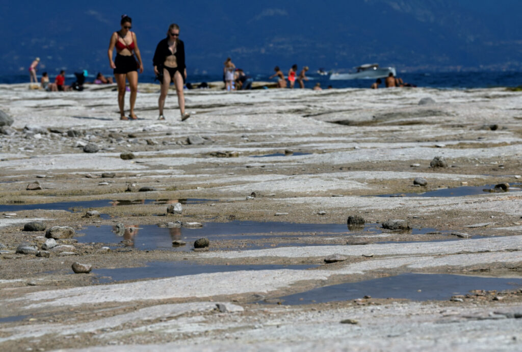 Italy Sirmione drought