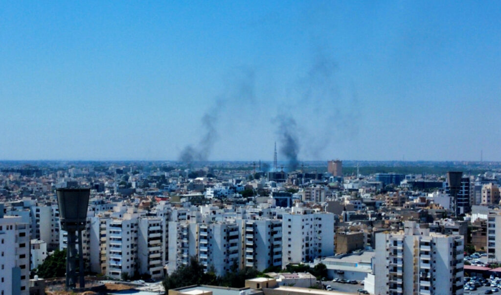 Libya Tripoli smoke
