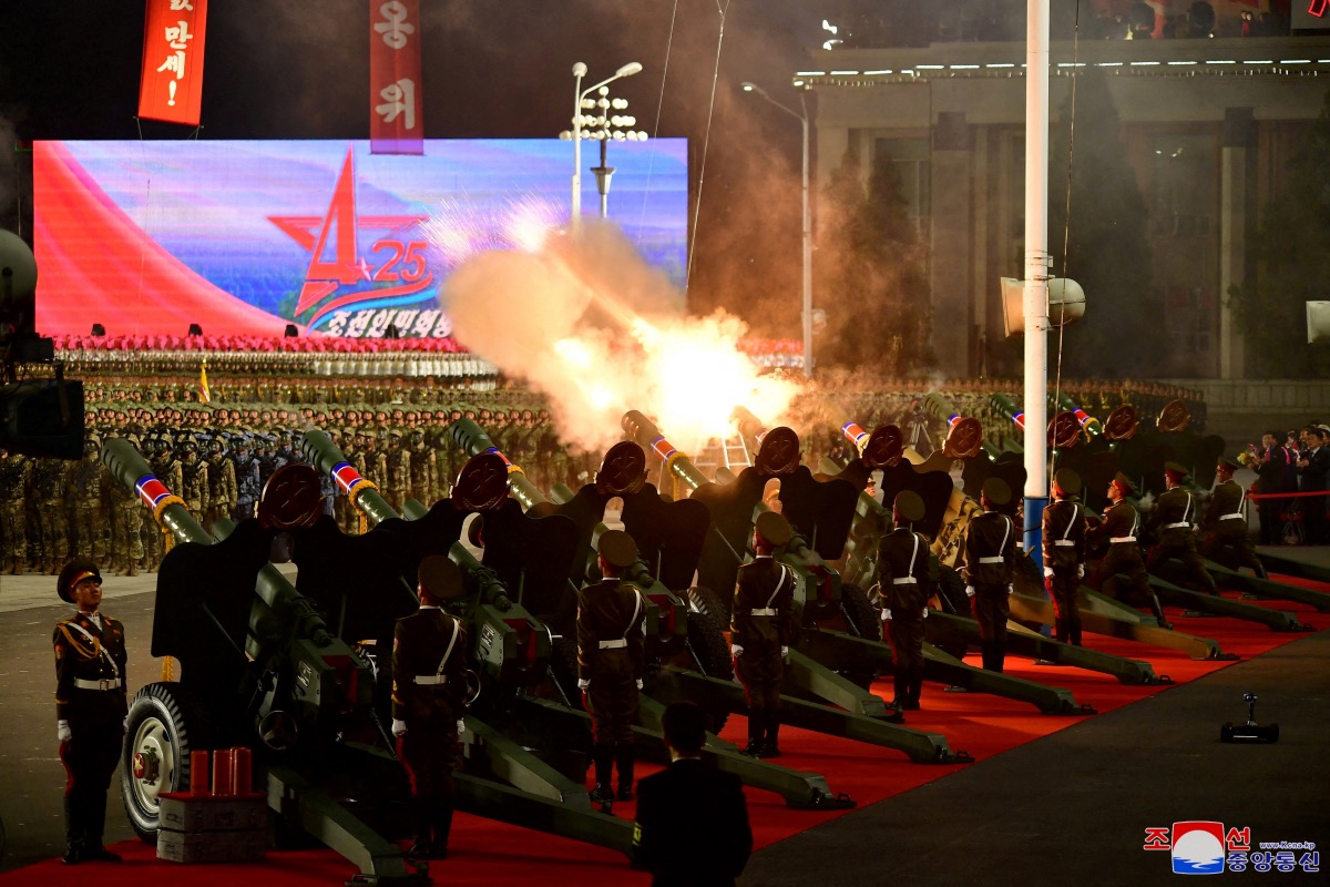 North Korea 90th anniversary of the founding of the Korean Peoples Revolutionary Army