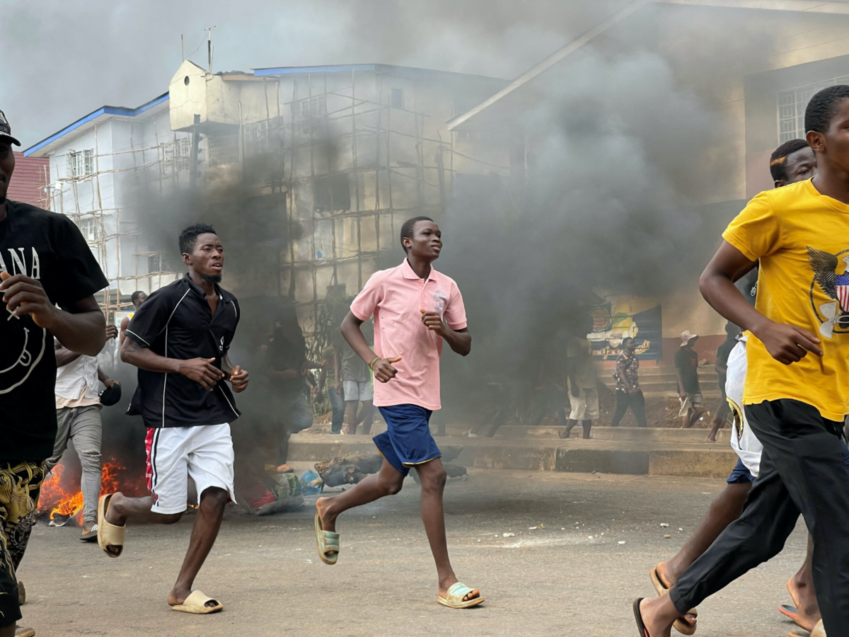 Sierra Leone Freetown protests2
