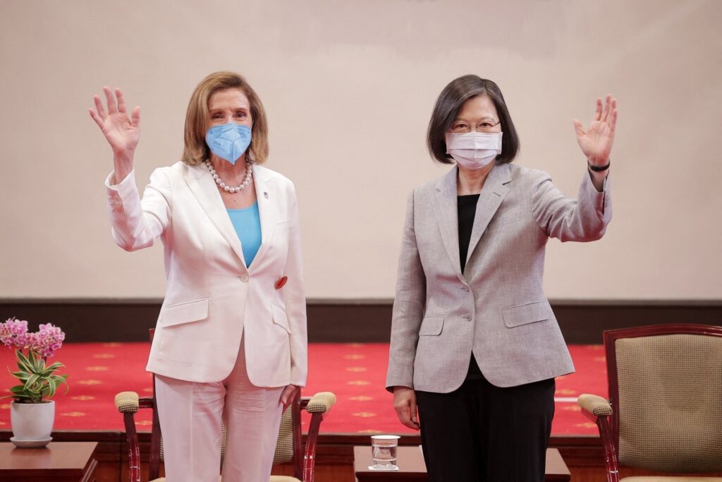 Taiwan Nancy Pelosi and Taiwan President Tsai Ing wen
