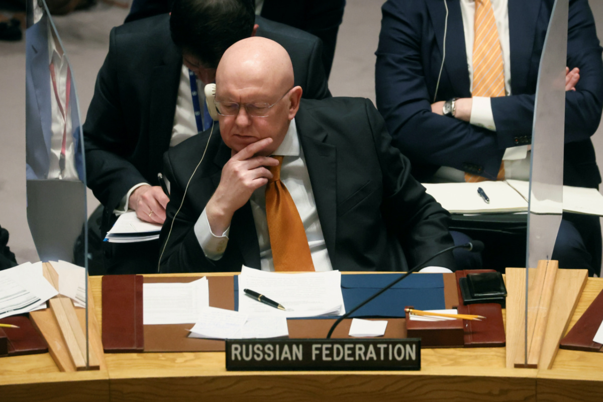 UN Russian Ambassador to the United Nations Vassily Nebenzia