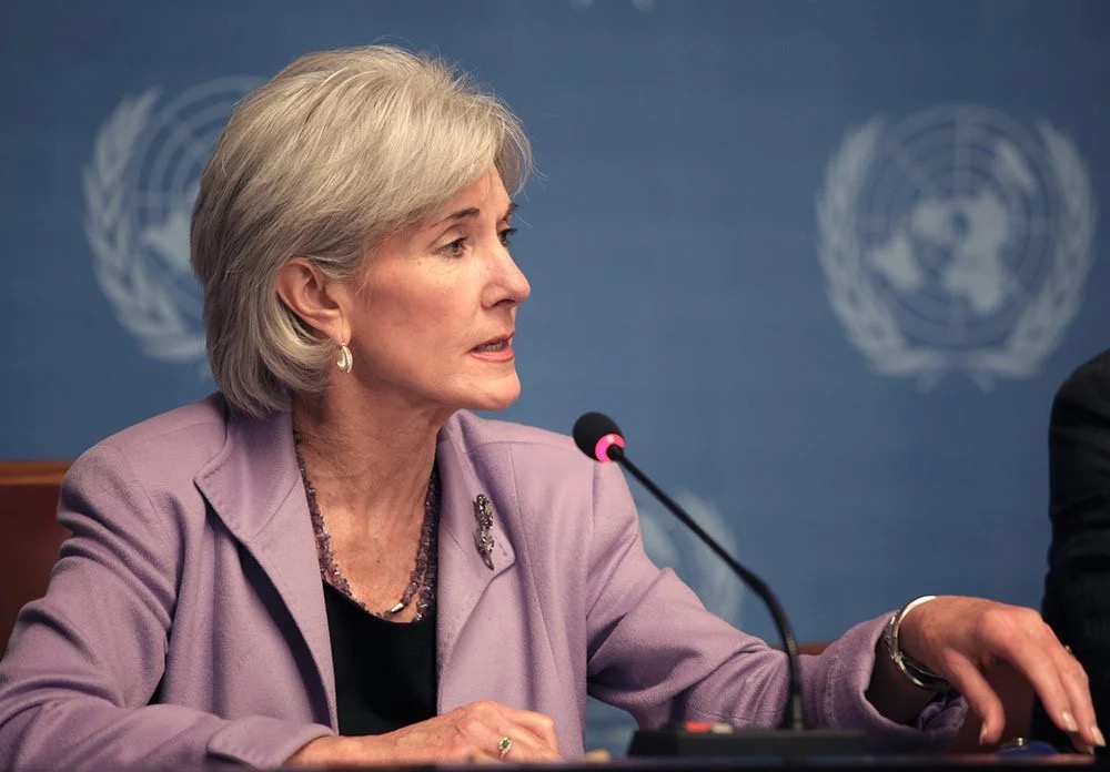 US Secretary of Health and Human Services Kathleen Sebelius