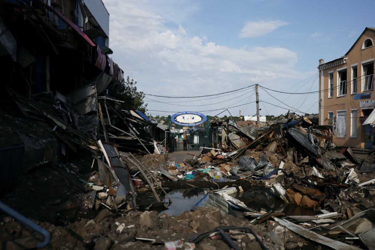 Ukraine Bakhmut shelling aftermath
