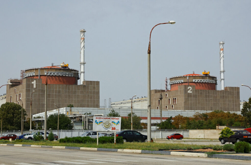 Ukraine Zaporizhzhia nuclear power plant 22 Aug