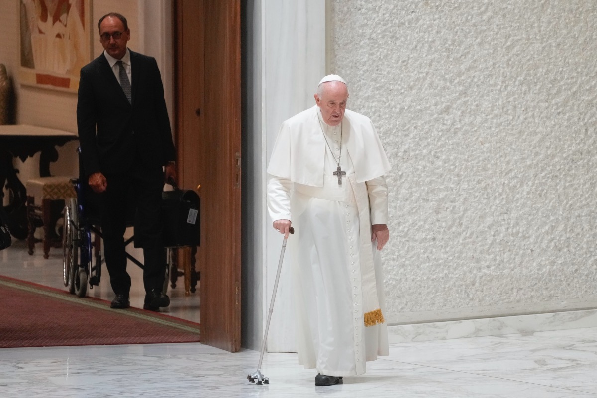 Vatican Massimiliano Strappetti and Pope Francis