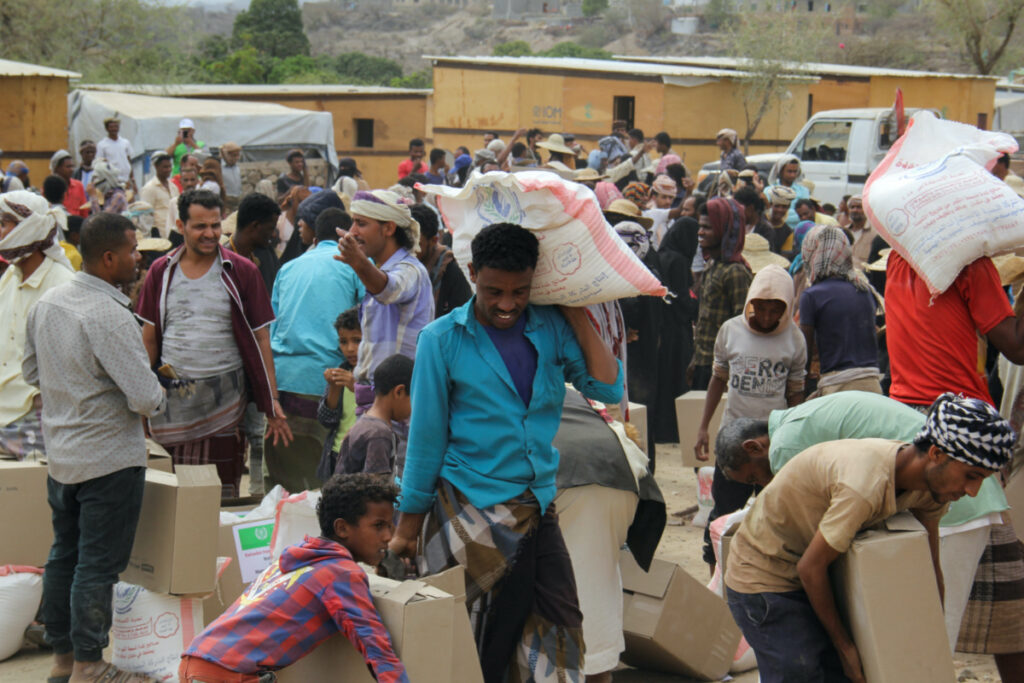 Yemen Taiz food aid