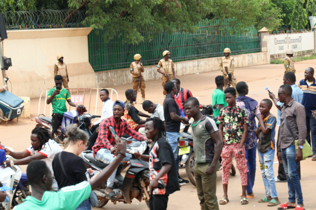 Burkina Faso Ouagadougou roadblock